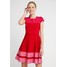 Guess ELETTRA Sukienka dzianinowa red/pink GU121C0I2