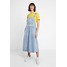 Calvin Klein Jeans ICONIC DUNGAREE DRESS Długa sukienka light stone C1821C040