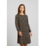 Wallis Petite CAMEL GIRAFFE DRESS Sukienka z dżerseju black WP021C06C