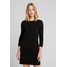 Tommy Hilfiger HILLORY BOAT DRESS Sukienka dzianinowa black TO121C09C