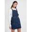 New Look Tall TWINNINGS BUTTON PINNY Sukienka jeansowa mid blue NEB21C01M