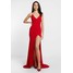 Club L London RUCHED MAXI DRESS Długa sukienka red CLK21C01W