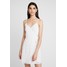 Hollister Co. WRAP SHORT DRESS Sukienka letnia white ditsy H0421C01L