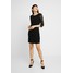 Vero Moda VMCLARA 3/4 SHORT DRESS Sukienka etui black VE121C1UY