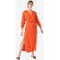 IVY & OAK Długa sukienka orange IV321C06I
