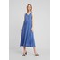 GAP HALTER DRESS Długa sukienka chrome blue GP021C0CJ