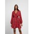Bardot NORA WRAP DRESS Sukienka koktajlowa red B0M21C049