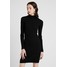 Missguided Tall BASIC HIGH NECK LONG SLEEVE DRESS Sukienka etui black MIG21C03R