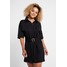 Missguided Petite UTILITY SHIRT DRESS Sukienka z dżerseju black M0V21C085