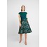 Dorothy Perkins BODICE BELTED MIDI Sukienka koktajlowa green DP521C253