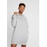 Nike Sportswear W NSW ESSNTL FLC Sukienka z dżerseju grey heather/white NI121C01I