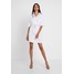 Missguided UTILITY DRESS Sukienka z dżerseju white M0Q21C1B7