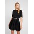 Calvin Klein Jeans PLEATED DRESS Sukienka z dżerseju black C1821C04E