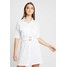 Missguided BELTED DRESS Sukienka koszulowa white M0Q21C1AA