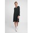Saint Tropez WOVEN DRESS ON KNEE Sukienka letnia black S2821C06E