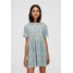 PULL&BEAR MIT PAISLEYPRINT Sukienka letnia blue PUC21C0D5