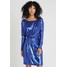 Vila VIDISCO DRESS Sukienka koktajlowa clematis blue/shine V1021C19Z