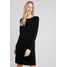 edc by Esprit DRESS Sukienka dzianinowa black ED121C0OA