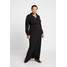 Missguided Plus MAXI BELTED DRESS Sukienka koszulowa black M0U21C09K