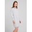 Noisy May Petite NMCITY BAT DRESS Sukienka dzianinowa light grey melange NM521C01V