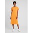 Nly by Nelly LOVESOME SLIT TEE DRESS Długa sukienka orange NEG21C03R