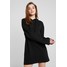 Missguided HOODIE DRESS Sukienka z dżerseju black M0Q21C1A8