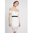 Rare London BARDOT DRESS Sukienka koktajlowa white/black RA621C02G