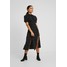 Topshop Petite CONVERSATIONAL MIDI DRESS Sukienka letnia black TQ021C02G