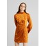 4th & Reckless LILLIA HIGHNECK MINI DRESS WITH TWIST FRONT Sukienka letnia ginger 4T021C019