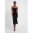 Fashion Union Tall MARSHA BANDEAU MIDI DRESS Sukienka etui black FAC21C01V