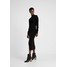 Fashion Union Tall DAFFIDOL Sukienka dzianinowa black FAC21C01R