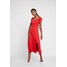 Honey Punch OFF SHOULDER MAXI DRESS Sukienka z dżerseju red HOP21C043