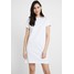 Calvin Klein Jeans SKATER TEE DRESS Sukienka z dżerseju bright white C1821C03Q