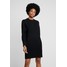 Selected Femme SLFMINNEA O-NECK DRESS Sukienka dzianinowa black SE521C0QC