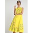 Ivko DRESS FLORAL EMBROIDERY Sukienka letnia yellow VK121C01P
