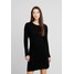 JDYNINE O NECK DRESS Sukienka dzianinowa black JY121C0AQ