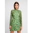 Jaded London PANELLED BODYCON DRESS WITH CONTRAST BABYLOCK Sukienka letnia neon JL021C01R