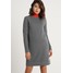 Calvin Klein Jeans LONG SLEEVE DRESS Sukienka dzianinowa mid grey heather C1821C02W