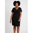 Dorothy Perkins Curve WRAP DRESS Sukienka letnia black DP621C0DO