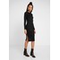 Gina Tricot SASSI DRESS Sukienka etui black GID21C03L