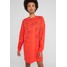 McQ Alexander McQueen SLOUCHY DRESS Sukienka letnia solar red MQ121C027