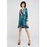 STUDIO ID JULE SHORT STRIPE DRESS Sukienka letnia green/floral multi STX21C008