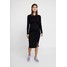 New Look Maternity TIE WAIST DRESS Sukienka dzianinowa black N0B29F05V
