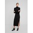 Polo Ralph Lauren Długa sukienka polo black PO221C05G