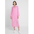 Levete Room FELINA Długa sukienka fuchsia pink LEN21C00H