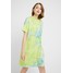Monki KARINA DRESS Sukienka z dżerseju tiedye light green MOQ21C04I