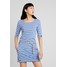 Ragwear TANYA ZIG ZAG Sukienka z dżerseju blue R5921C04P