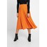 Missguided Tall BELTED PLEATED MIDI SKIRT Spódnica plisowana orange MIG21B01R