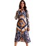 Mela London Letnia sukienka 'SCARF PRINT SHIRT DRESS' MLD0085001000005