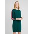 Tommy Hilfiger HILLORY BOAT DRESS Sukienka dzianinowa green TO121C09C
